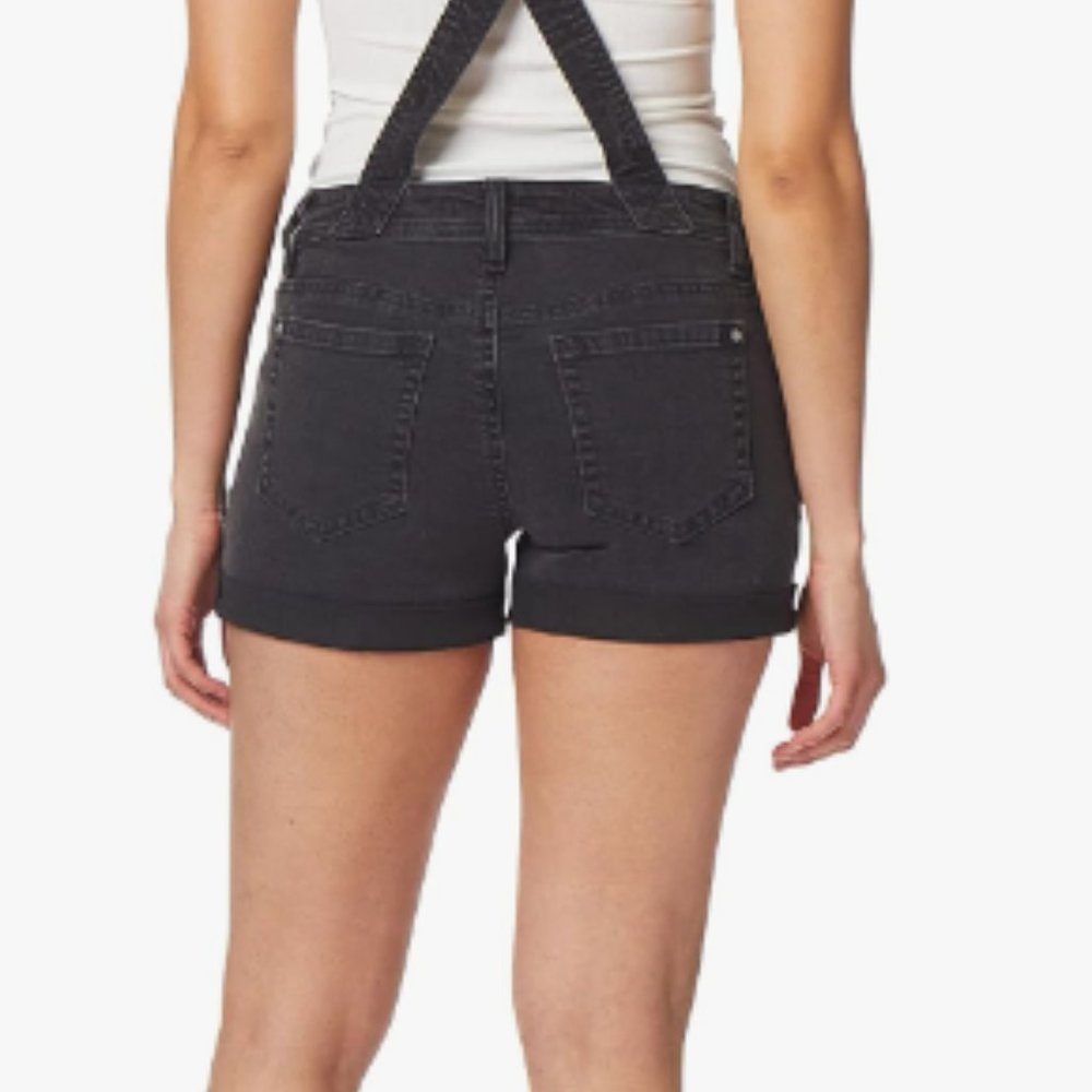 WallFlower Womens Black Shortalls Juniors XL - Picture 4 of 7